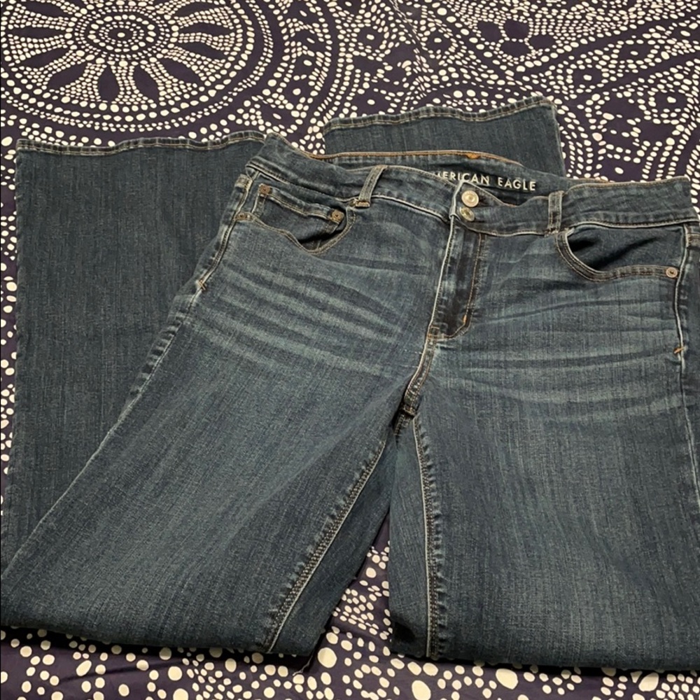 American Eagle High-Rise Flares